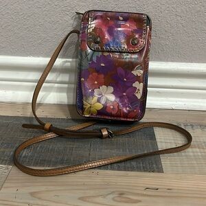 PATRICIA NASH Mini Cross-Body Bag MARINELLA Convertible Wristlet Sunmer Florals